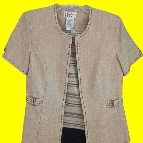 R&K Originals Petite 3 pc Pantsuit  4P - Picture 1 of 5